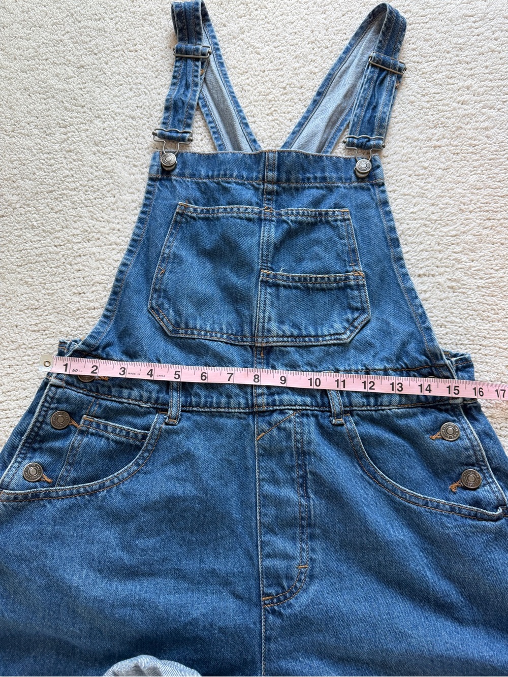 Free People We The Free Ziggy Shortalls Overalls Small Mantra - Picture 7 of 10